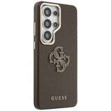 Guess Samsung Galaxy S26 Ultra Deksel 4G Logo Grained Brun
