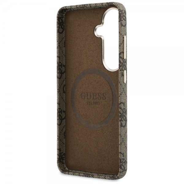Guess Samsung Galaxy S26 Deksel 4G Script MagSafe Brun
