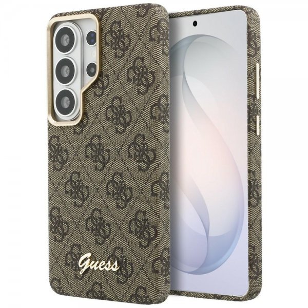 Guess Samsung Galaxy S26 Ultra Deksel 4G Script MagSafe Brun