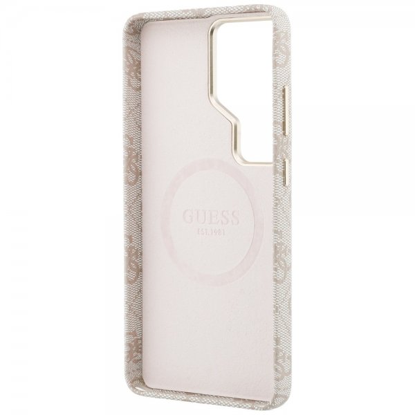 Guess Samsung Galaxy S26 Ultra Deksel 4G Script MagSafe Rosa