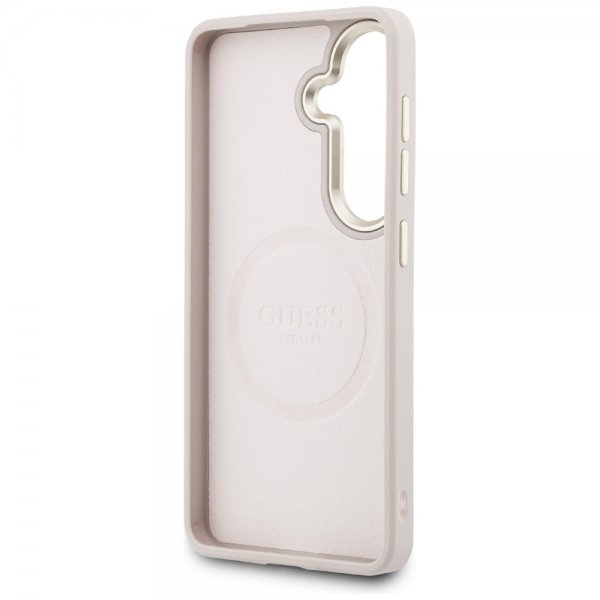 Guess Samsung Galaxy S26 Plus Deksel Saffiano Peony MagSafe Rosa