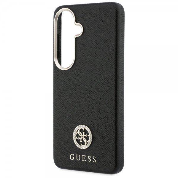 Guess Samsung Galaxy S26 Deksel Rhinestone Logo MagSafe Svart