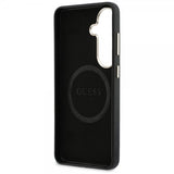 Guess Samsung Galaxy S26 Deksel Rhinestone Logo MagSafe Svart