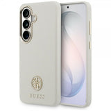 Guess Samsung Galaxy S26 Plus Deksel Rhinestone Logo MagSafe Beige