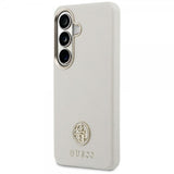 Guess Samsung Galaxy S26 Plus Deksel Rhinestone Logo MagSafe Beige