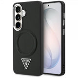 Guess Samsung Galaxy S26 Deksel Triangle Logo Embossed MagSafe Svart