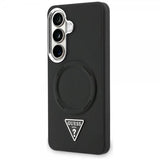 Guess Samsung Galaxy S26 Deksel Triangle Logo Embossed MagSafe Svart