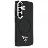 Guess Samsung Galaxy S26 Deksel Triangle Logo Embossed MagSafe Svart