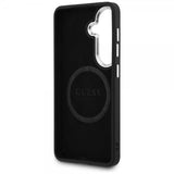 Guess Samsung Galaxy S26 Deksel Triangle Logo Embossed MagSafe Svart