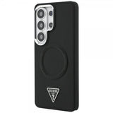 Guess Samsung Galaxy S26 Ultra Deksel Triangle Logo Embossed MagSafe Svart