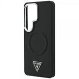 Guess Samsung Galaxy S26 Ultra Deksel Triangle Logo Embossed MagSafe Svart