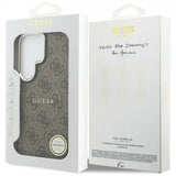 Guess Samsung Galaxy S26 Ultra Deksel 4G Embossed MagSafe Brun