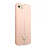 Guess iPhone 7/8/SE Deksel Metal Triangle Rosa