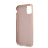 Guess iPhone 11 Deksel Metal Logo Rosa