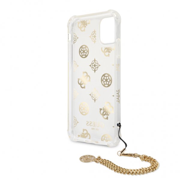 Guess iPhone 11 Deksel Chain Peony Gull