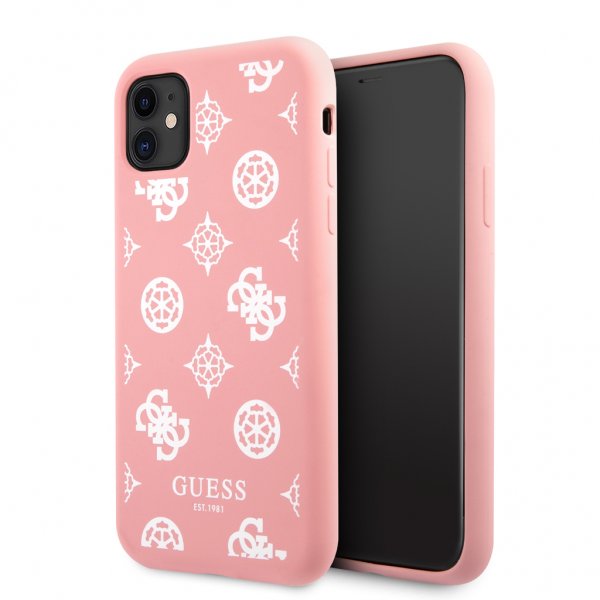 Guess iPhone 11 Deksel Peony Rosa