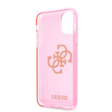 Guess iPhone 11 Deksel Full Glitter Rosa