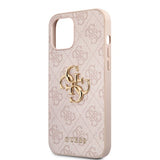 Guess iPhone 12 Pro Max Deksel Metal Logo Rosa