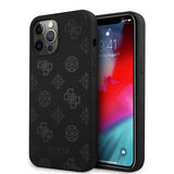 Guess iPhone 12/iPhone 12 Pro Deksel Peony Svart