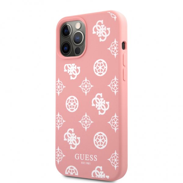 Guess iPhone 12 Pro Max Deksel Peony Rosa