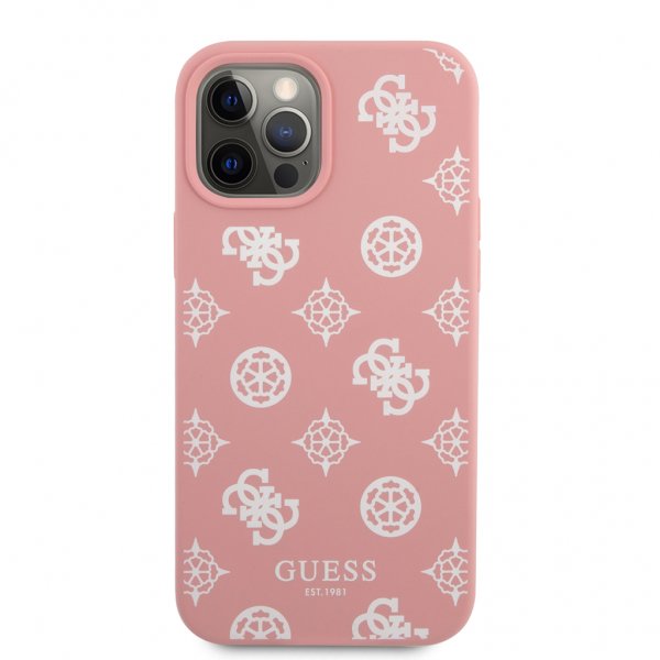 Guess iPhone 12/iPhone 12 Pro Deksel Peony Rosa