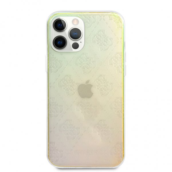 Guess iPhone 12/iPhone 12 Pro Deksel 3D Raised Iridescent