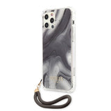 Guess iPhone 12/iPhone 12 Pro Deksel Marble Grå