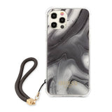 Guess iPhone 12/iPhone 12 Pro Deksel Marble Grå