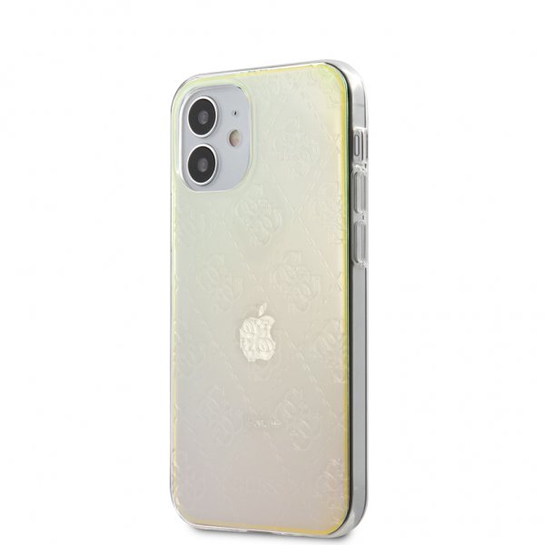 Guess iPhone 12 Mini Deksel 3D Raised Iridescent