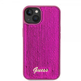 Guess iPhone 13 Deksel Sequin Fuschia