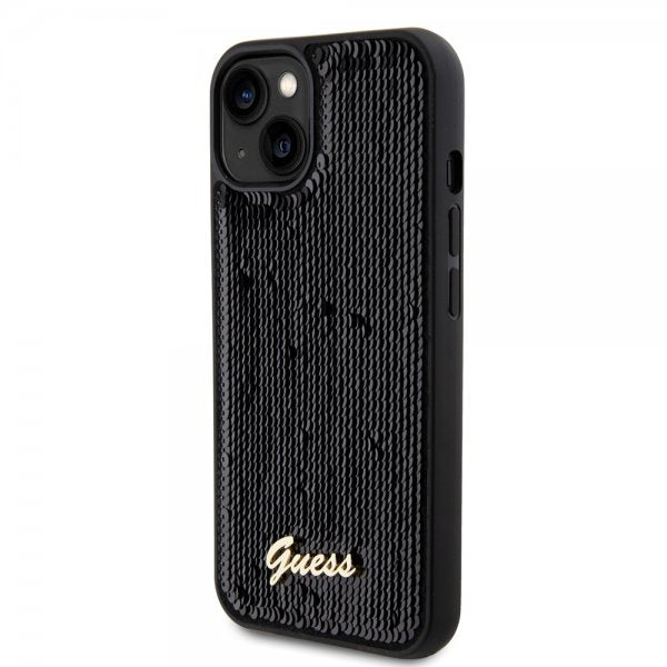 Guess iPhone 13 Deksel Sequin Svart