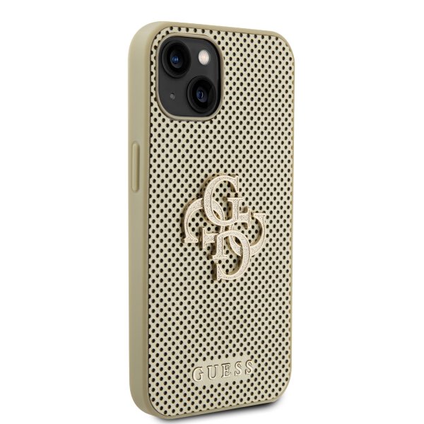 Guess iPhone 13 Deksel Perforated Glitter Gull