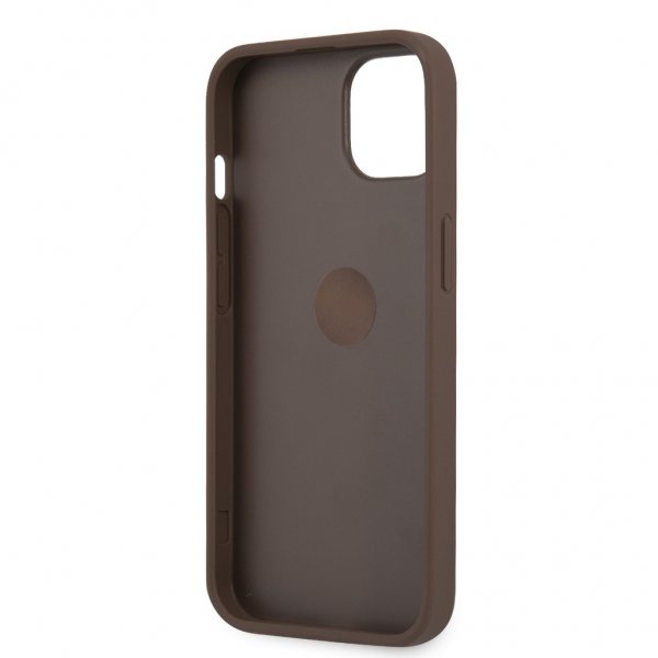 Guess iPhone 13 Mini Deksel Ring Stand Brun