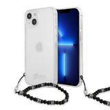 Guess iPhone 13 Mini Deksel Pearl Handle Script Logo Svart