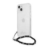 Guess iPhone 13 Mini Deksel Pearl Handle Script Logo Svart
