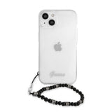 Guess iPhone 13 Mini Deksel Pearl Handle Script Logo Svart