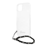 Guess iPhone 13 Mini Deksel Pearl Handle Script Logo Svart