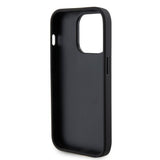 Guess iPhone 15 Pro Deksel Perforated Glitter Svart