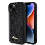 Guess iPhone 15 Deksel Sequin Svart