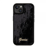 Guess iPhone 15 Deksel Sequin Svart