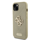 Guess iPhone 15 Deksel Perforated Glitter Gull