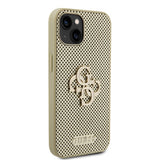Guess iPhone 15 Deksel Perforated Glitter Gull