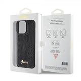 Guess iPhone 15 Pro Max Deksel Sequin Svart