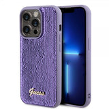 Guess iPhone 15 Pro Max Deksel Sequin Lilla