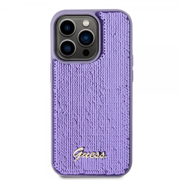 Guess iPhone 15 Pro Max Deksel Sequin Lilla
