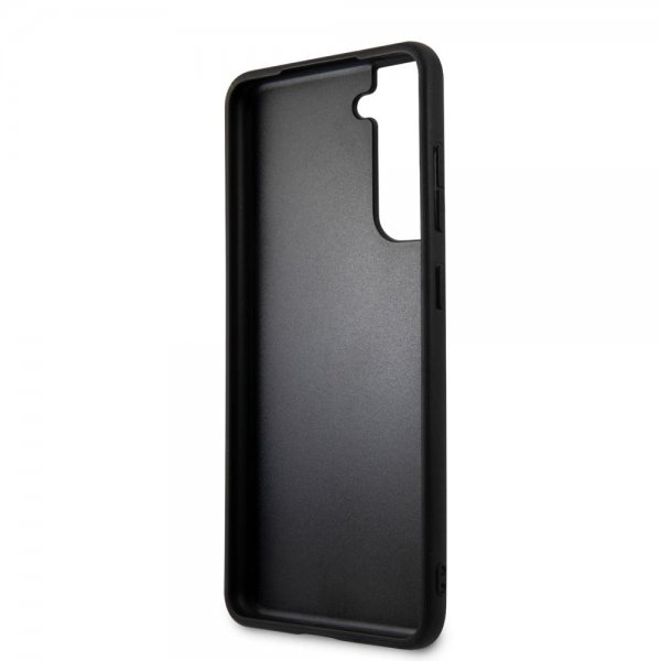 Guess Samsung Galaxy S21 FE Deksel Saffiano Metal Logo Svart