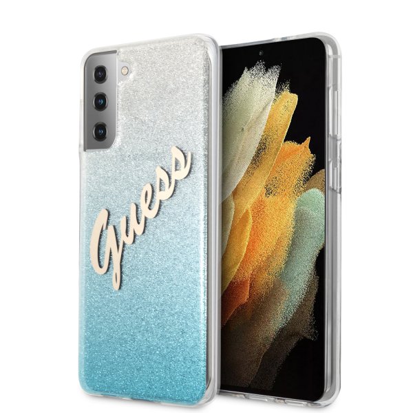 Guess Samsung Galaxy S21 Plus Deksel Vintage Blå