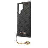 Guess Samsung Galaxy S22 Ultra Deksel 4G Charms Grå