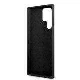 Guess Samsung Galaxy S22 Ultra Deksel Script Metal Logo Svart
