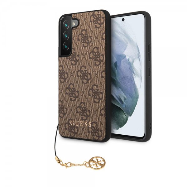 Guess Samsung Galaxy S22 Plus Deksel 4G Charms Brun
